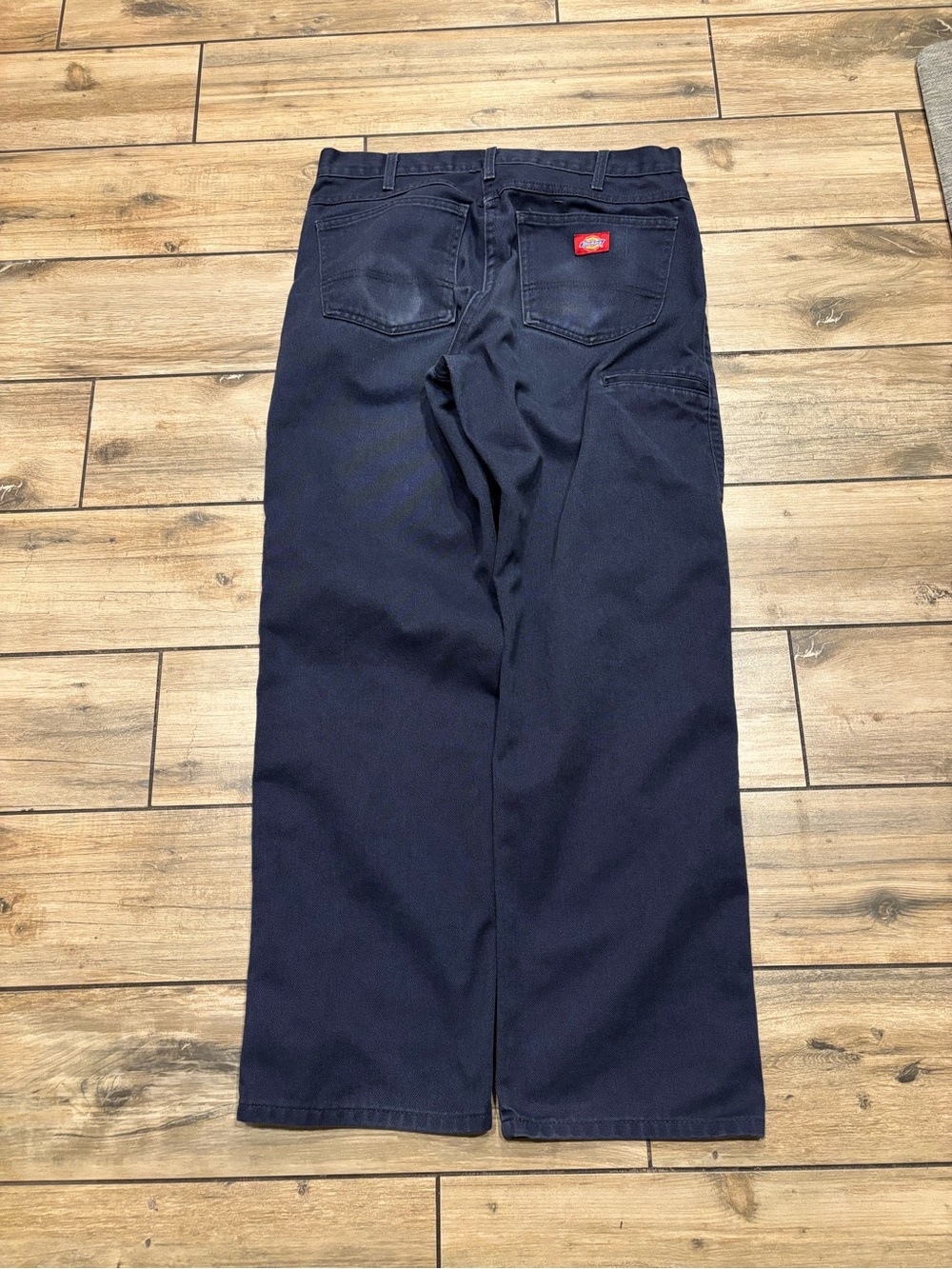 Vintage Dickies Regular Fit Workwear Pants Mens 34x30 Dark Navy Blue C798
